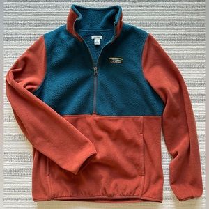 LL BEAN Fleece Pullover Womens XS